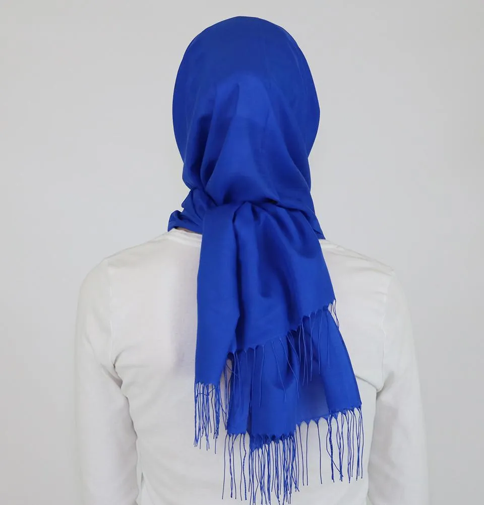 Aker Ince Hijab Shawl #322 Royal Blue