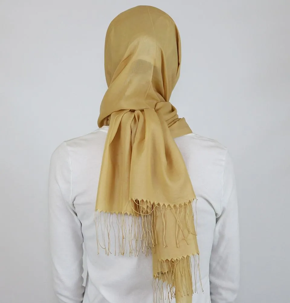 Aker Ince Hijab Shawl #361 Yellow