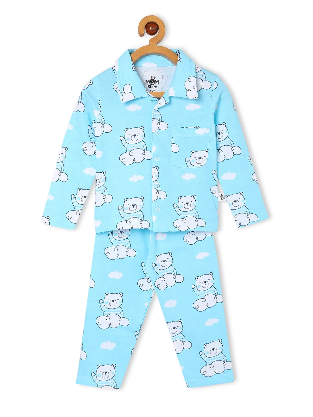 Baby and Kids Pajama Nightsuit Set - Hello Bear