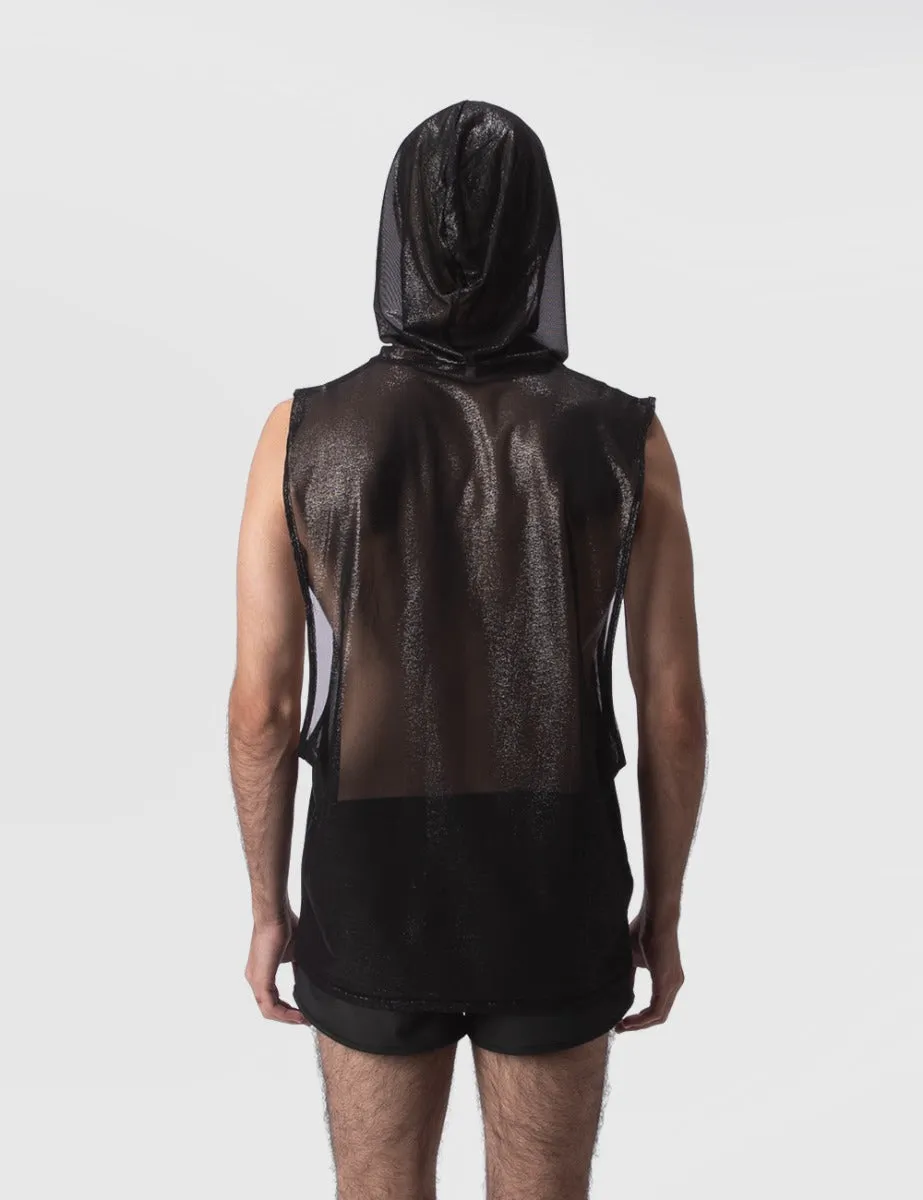 Barcode Berlin Mesh Hoody Gaben Black