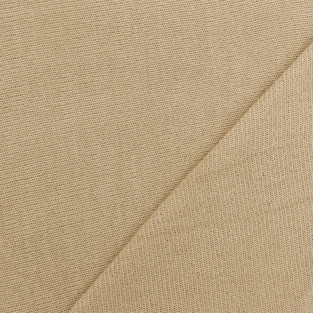 Beach Beige Solid Stretch Rayon Jersey Knit Fabric