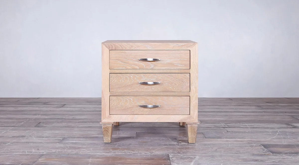 Bleecker Street Nightstand 3 Drawers