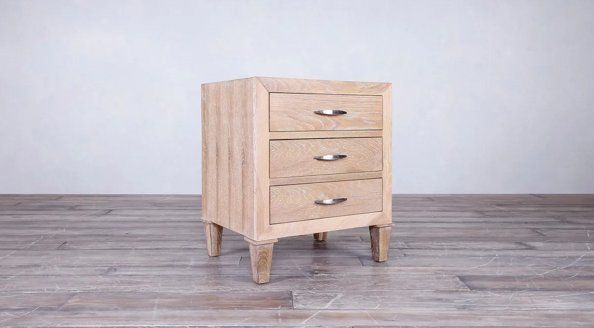 Bleecker Street Nightstand 3 Drawers