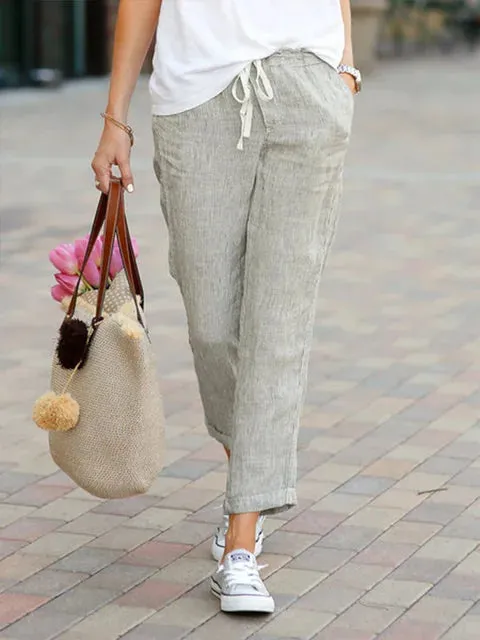 Breezy-Linen Trousers