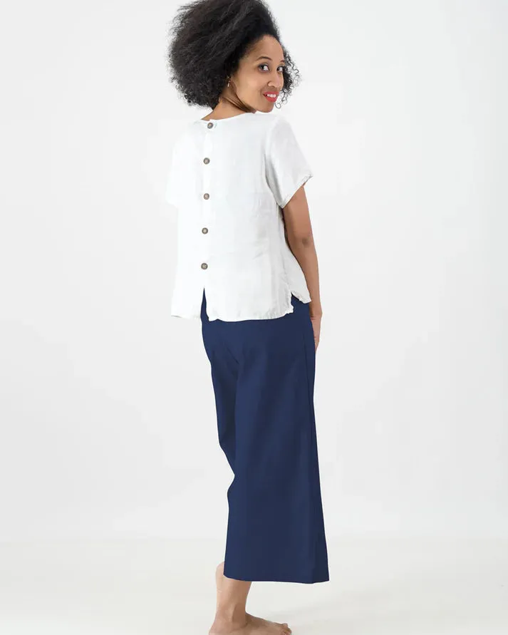 Caity Culottes | Navy