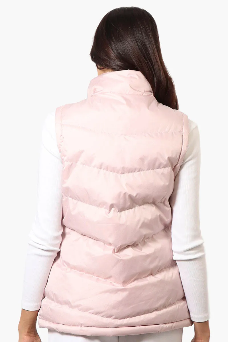 Canada Weather Gear Solid Bubble Vest - Blush