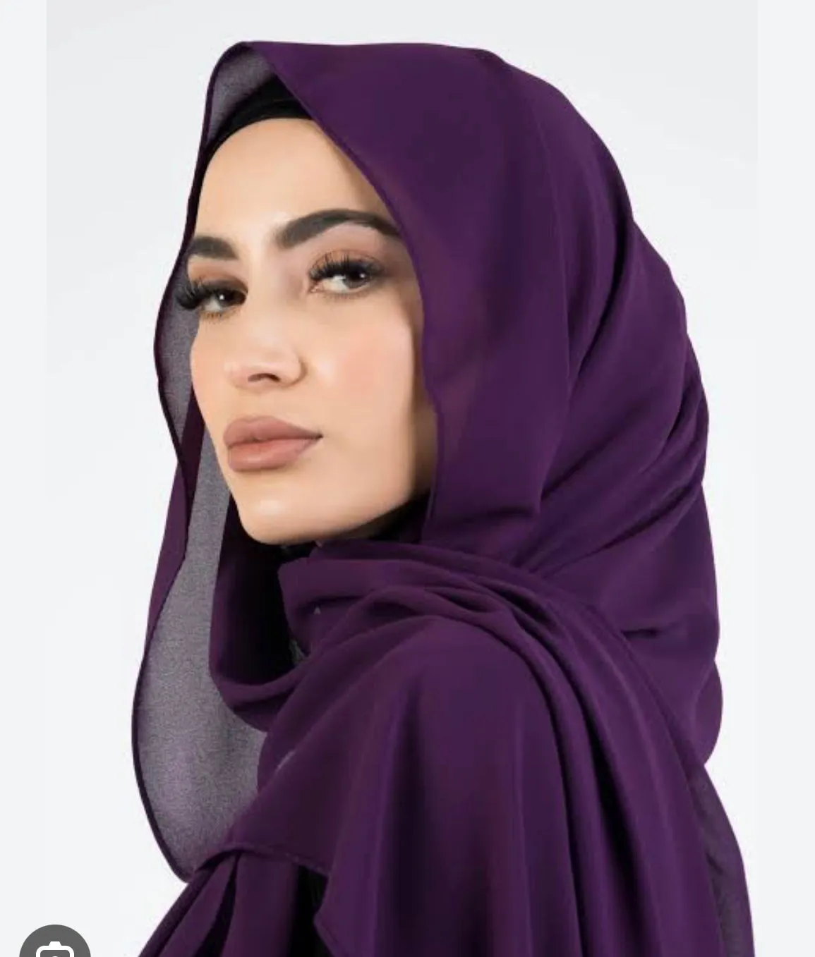 Chiffon Shawl - Purple