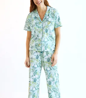 Classic Printed Pyjamas Light Green