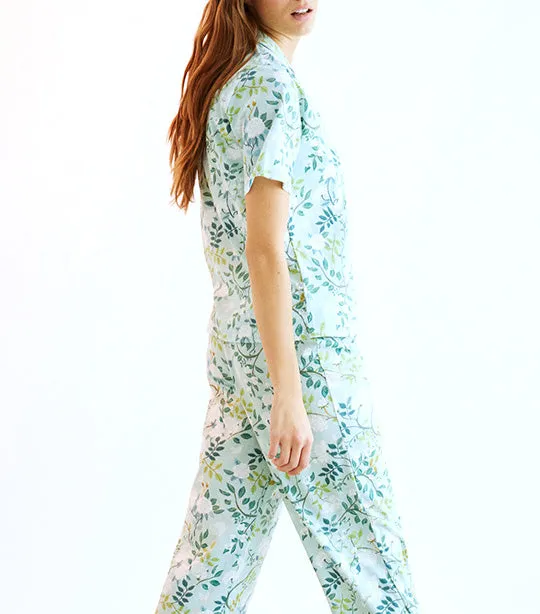 Classic Printed Pyjamas Light Green