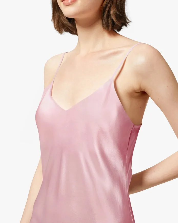 Classic Silk Chemise Rosy Pink