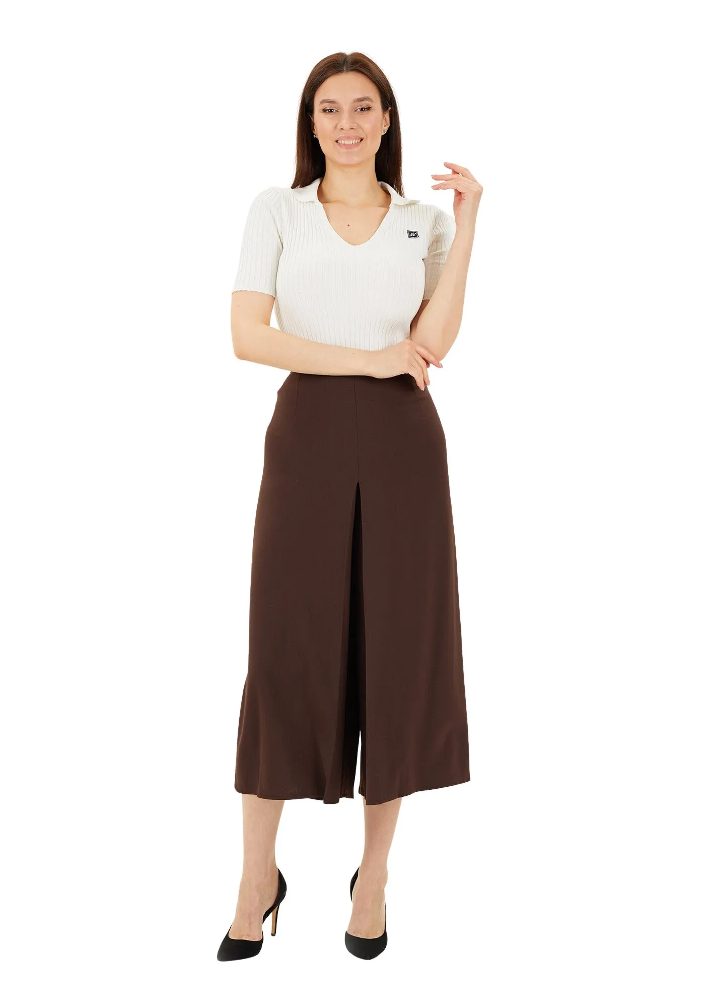 Cropped Palazzo Pants