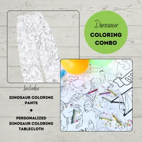 Dinosaur Coloring Combo