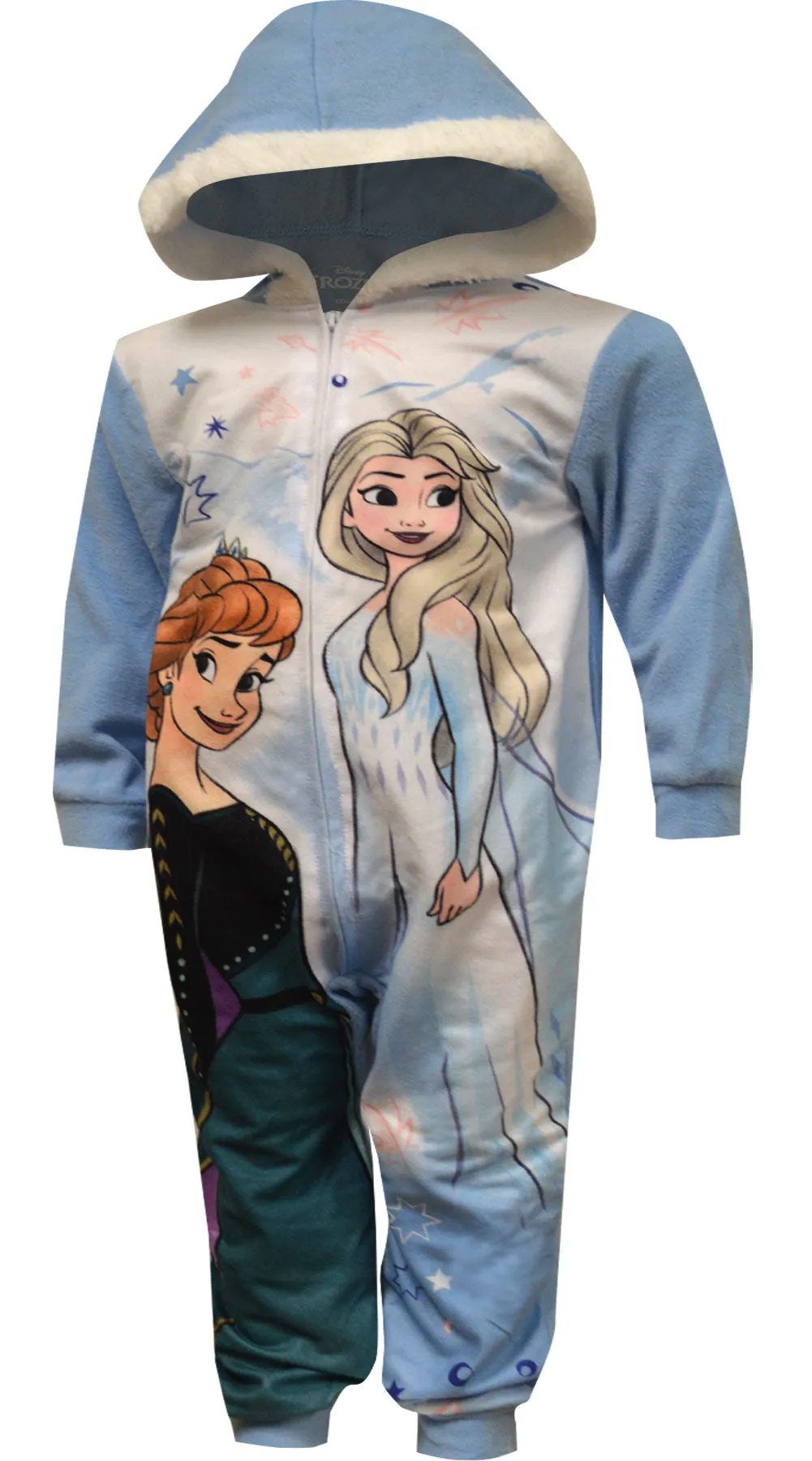 Disney Frozen Elsa and Anna Hooded Blanket Sleeper Pajama