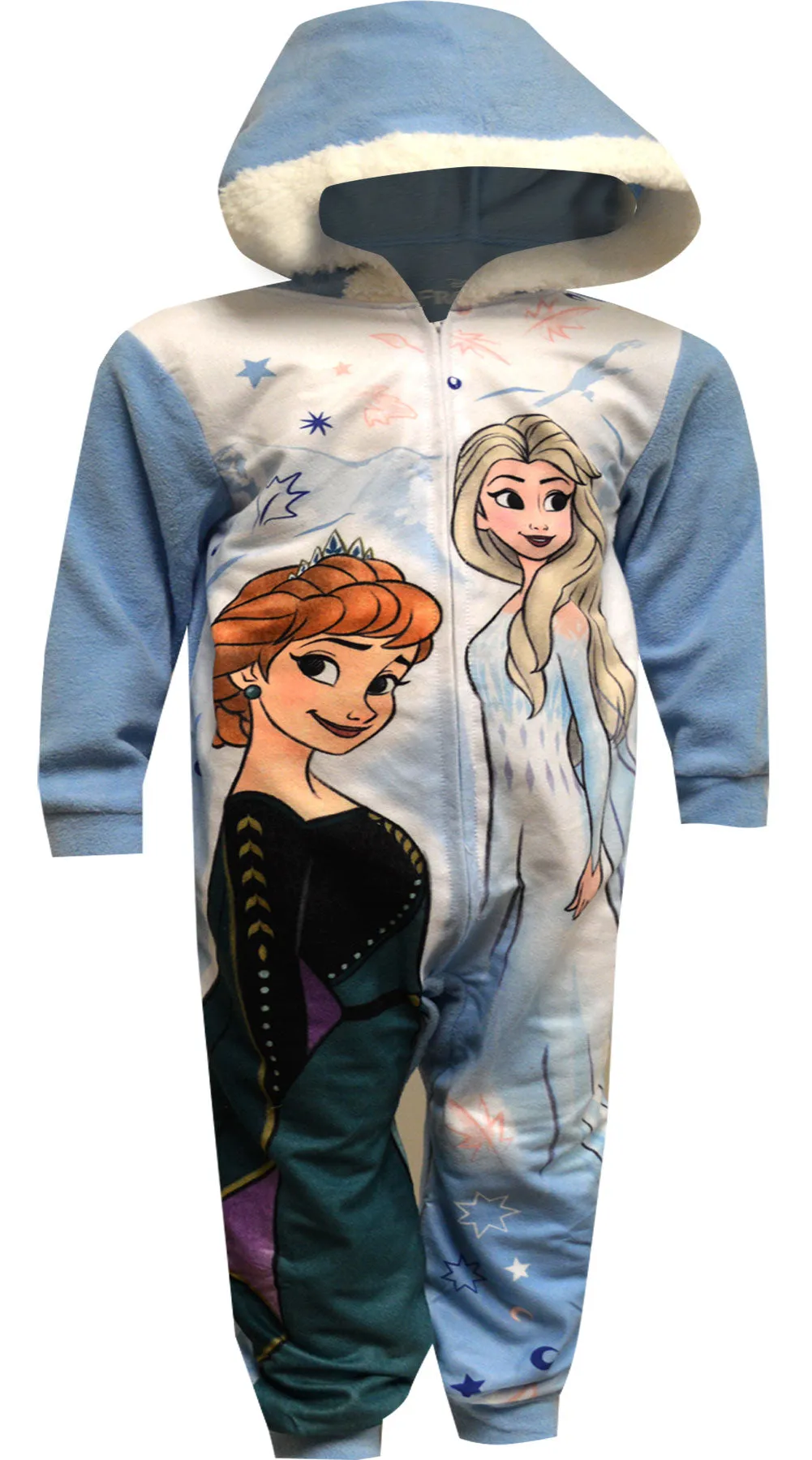 Disney Frozen Elsa and Anna Hooded Blanket Sleeper Pajama