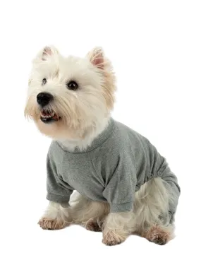 Dogs Solid Color Light Grey Pajamas