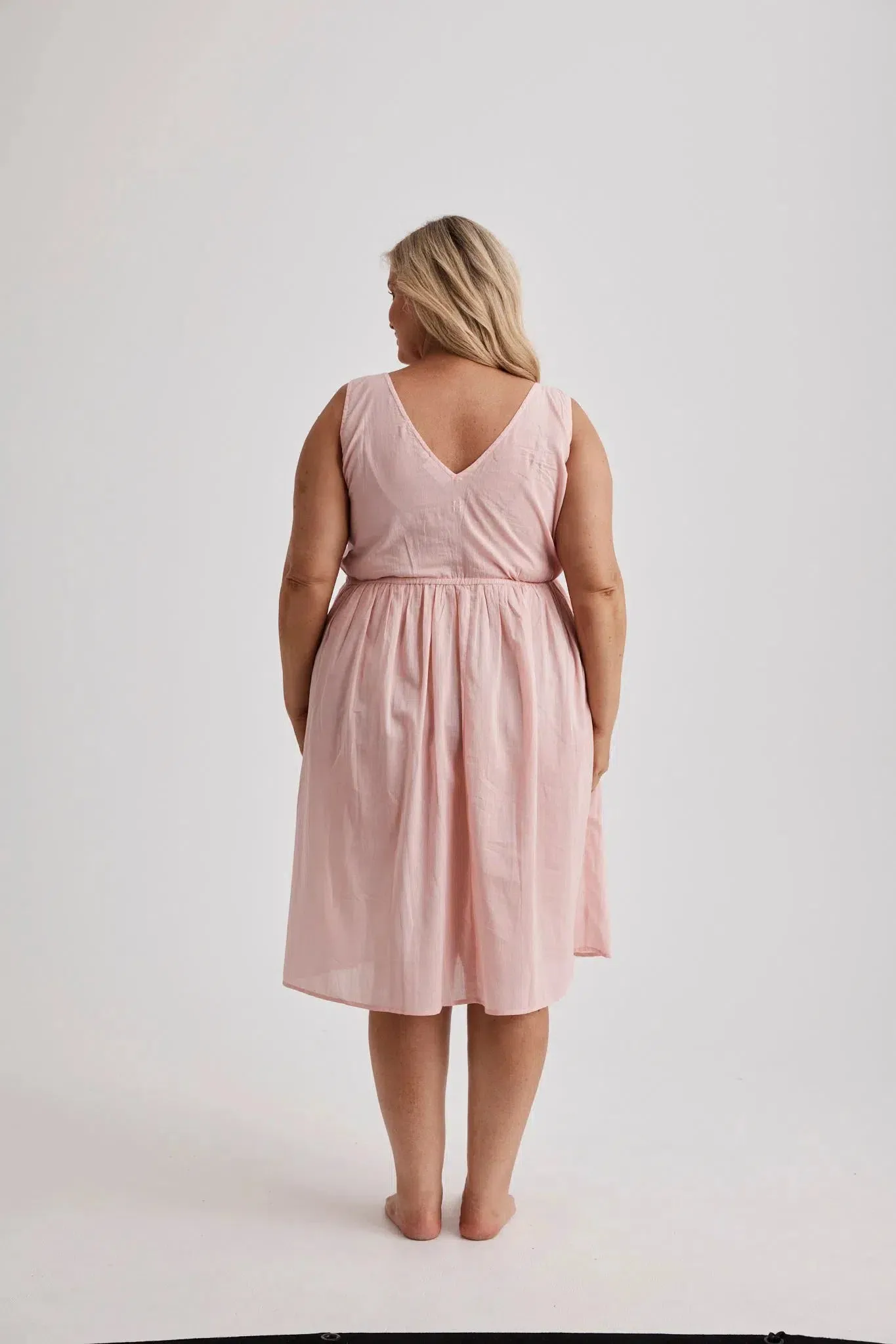 Elizabeth - Nightie - Short - Cotton&Silk - Pink