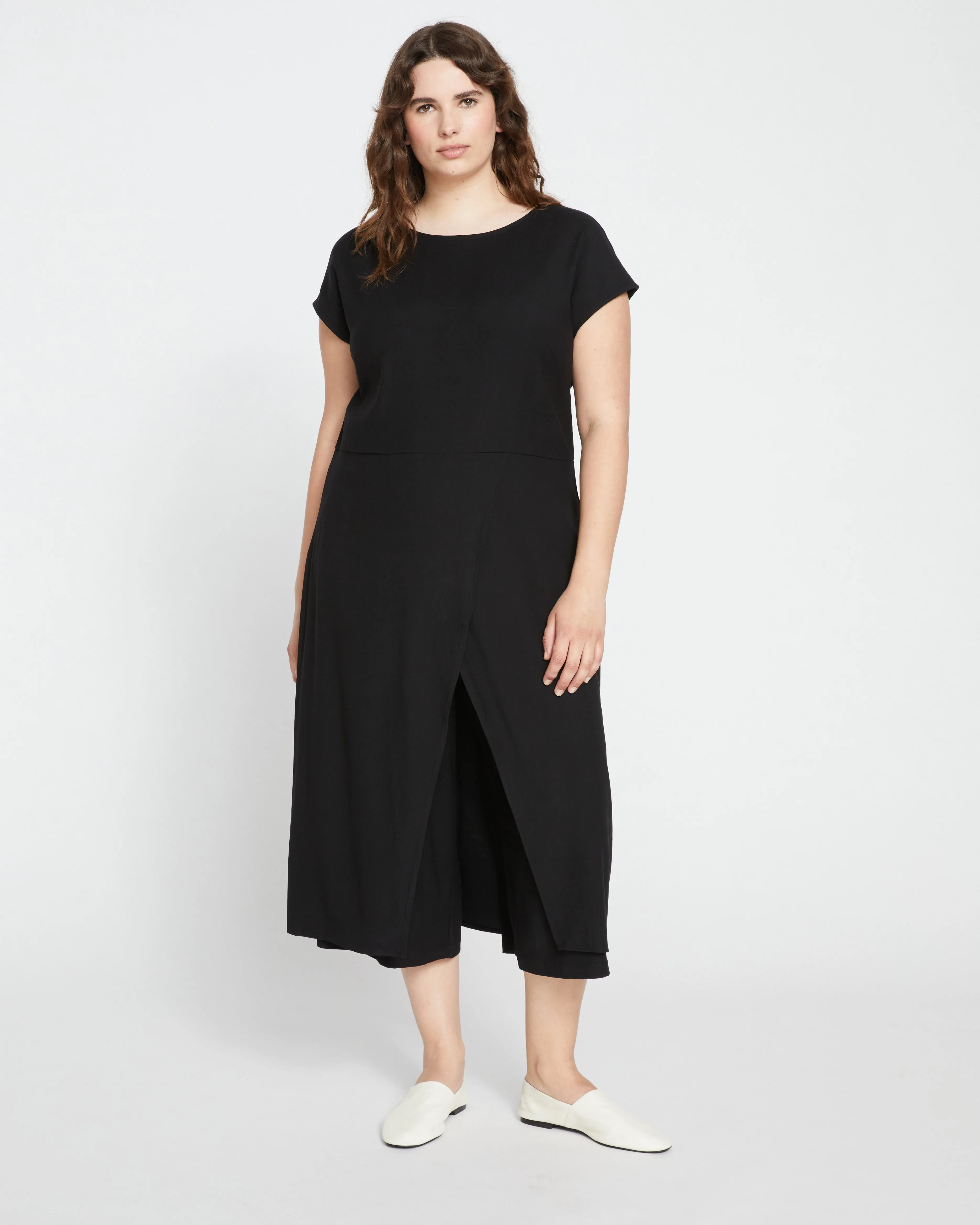 Elvo Double Luxe Culottes - Black