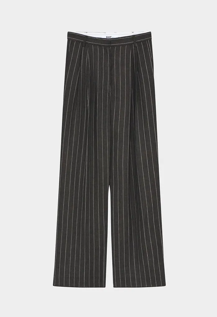 Enzo Casual Linen Pant - Chocolate Brown