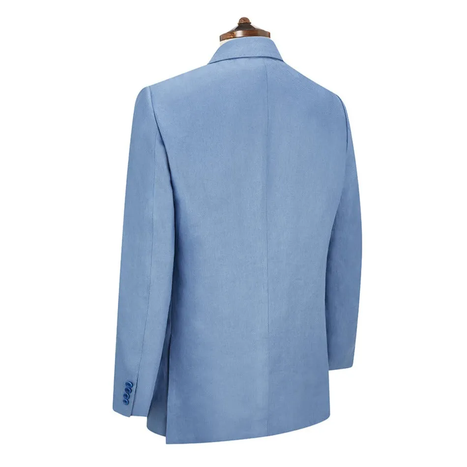 Faulkner Pale Blue Twill Linen Jacket