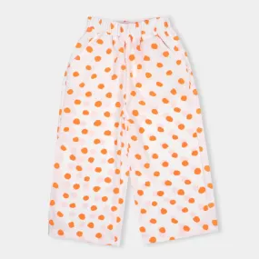 Girls Culottes Dots - White