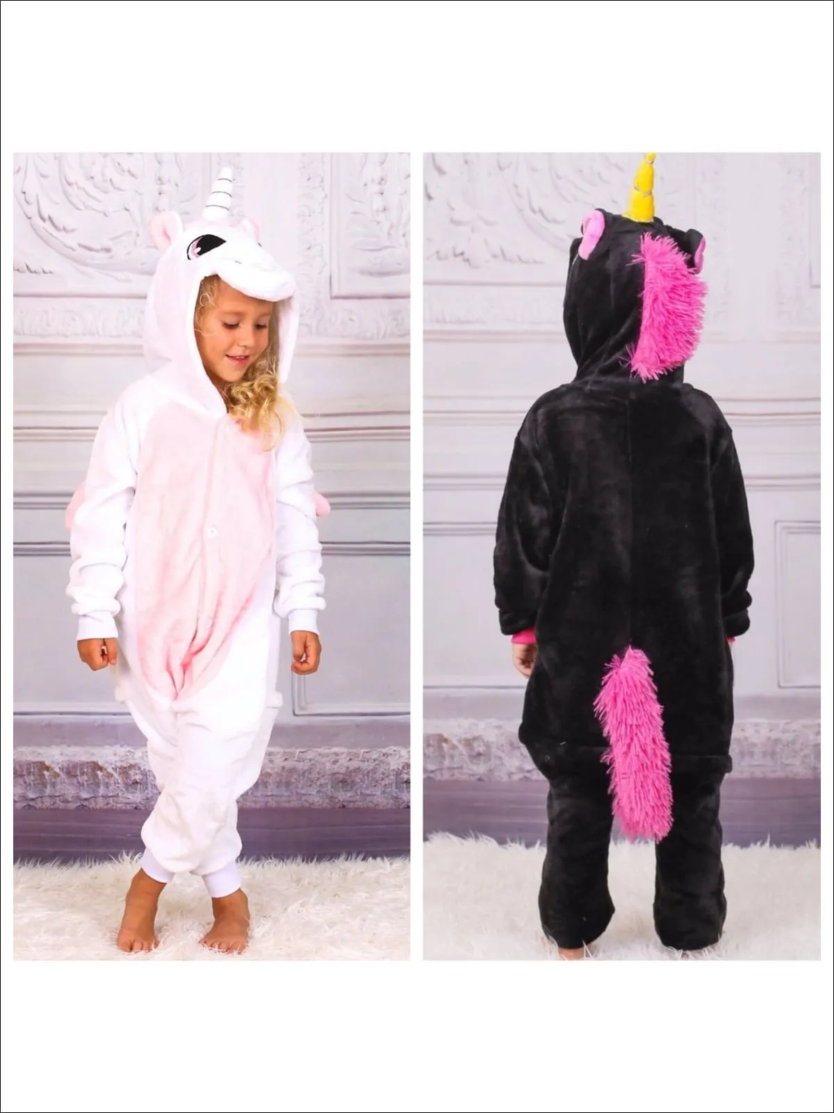 In The Clouds Unicorn Hooded Onesie Pajamas