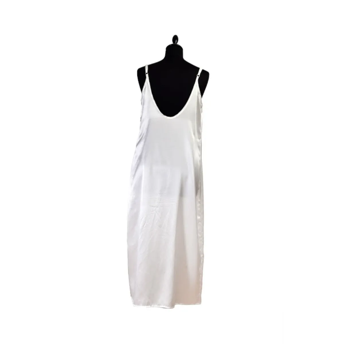 Ivory Pure Silk Long Luxury Nightdress