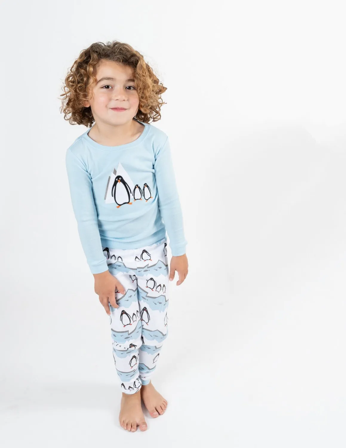 Kids Penguin Cotton Pajamas