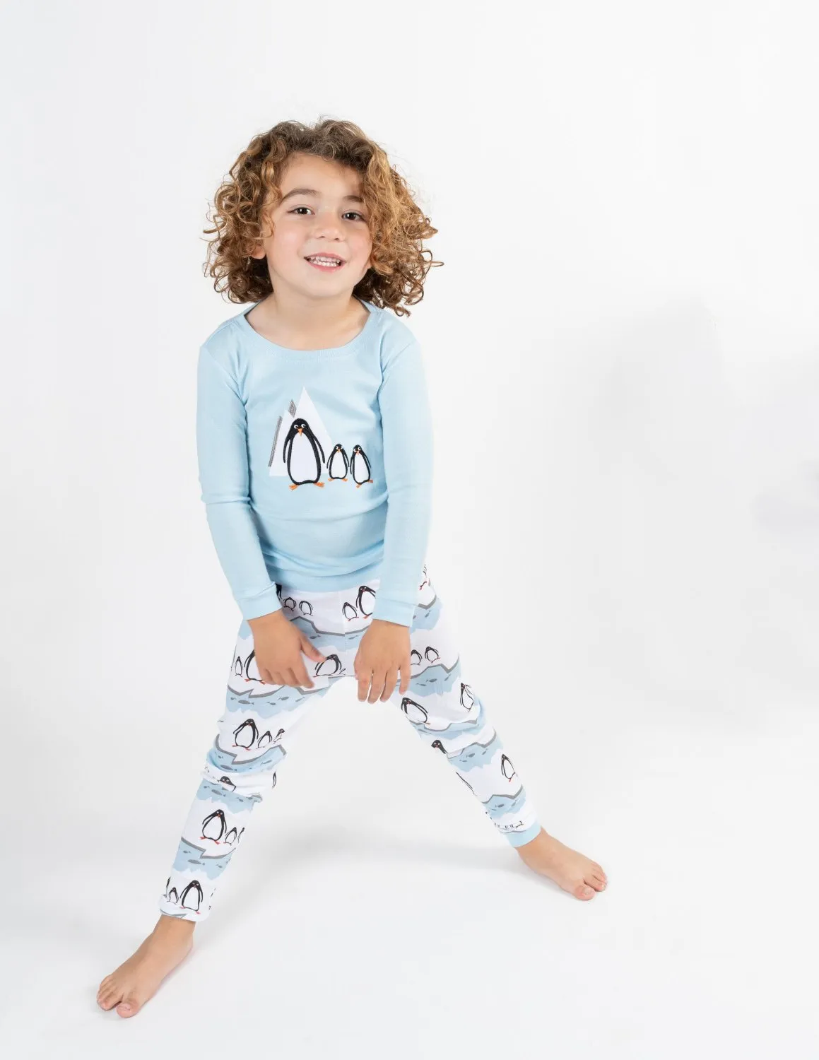 Kids Penguin Cotton Pajamas