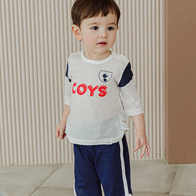 Kids Summer Short Shirt Cotton Cool Mesh Pajamas Set - Coys