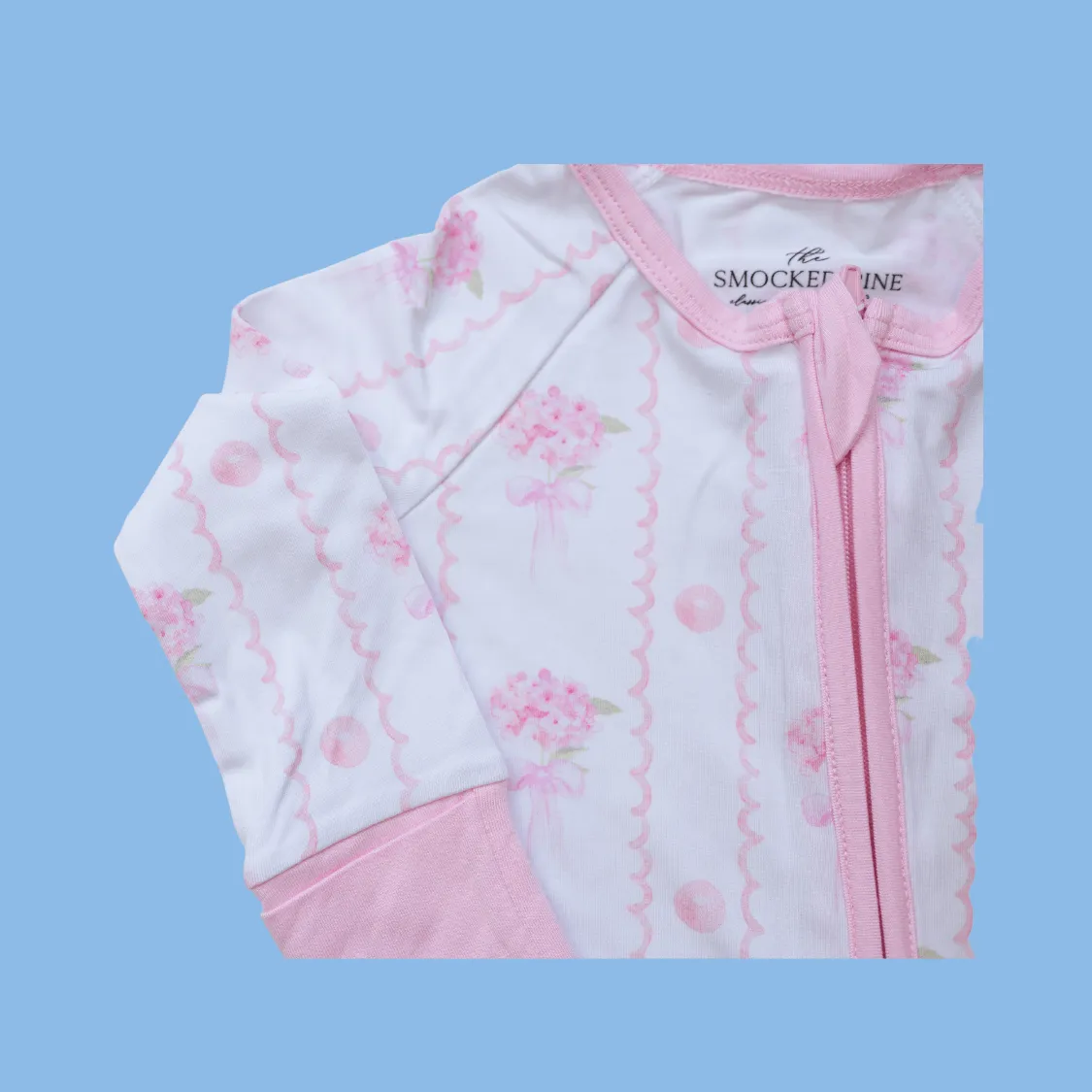 Light Pink Hydrangea PJ Set