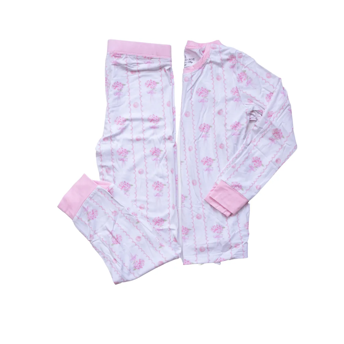 Light Pink Hydrangea PJ Set