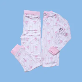 Light Pink Hydrangea PJ Set