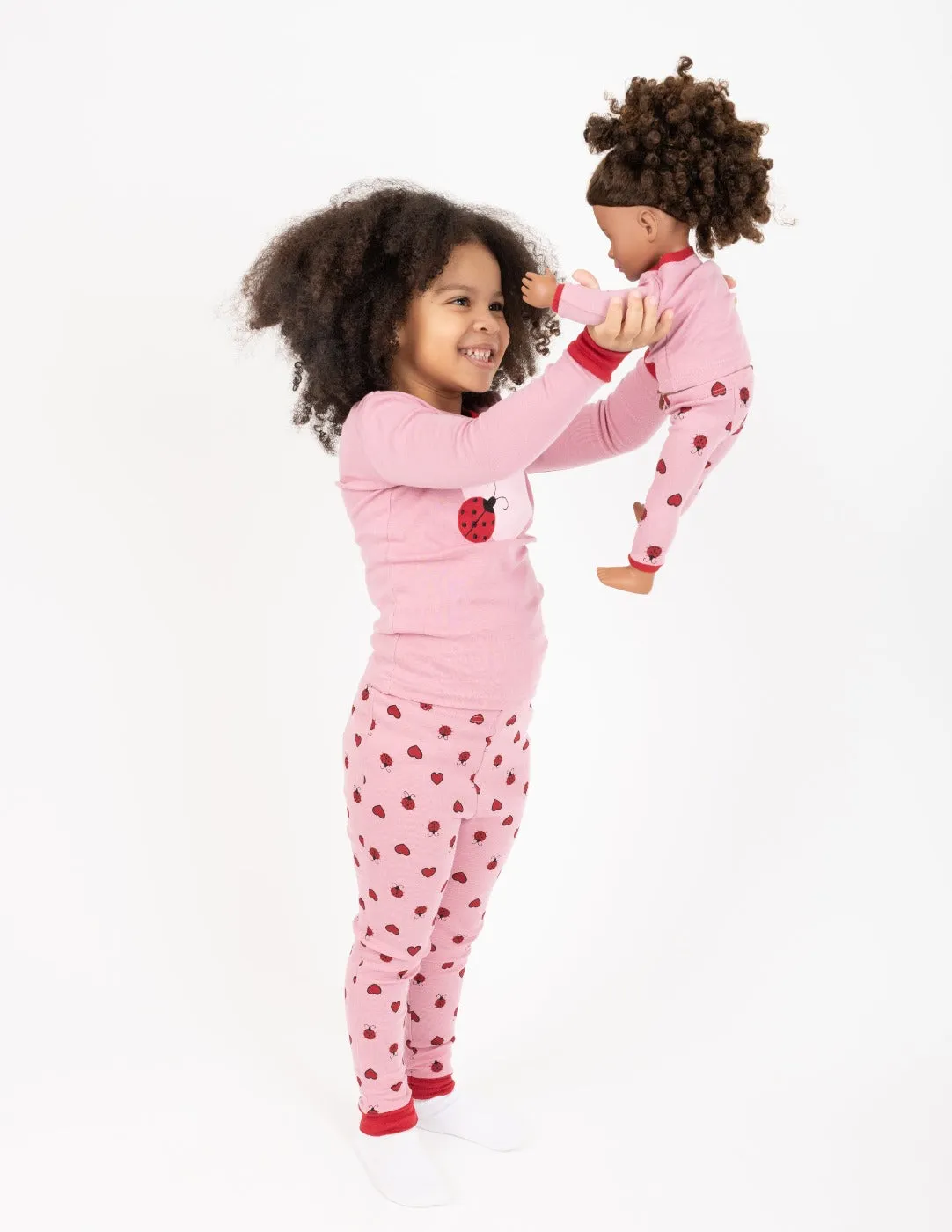 Matching Girl & Doll Ladybug Pajamas