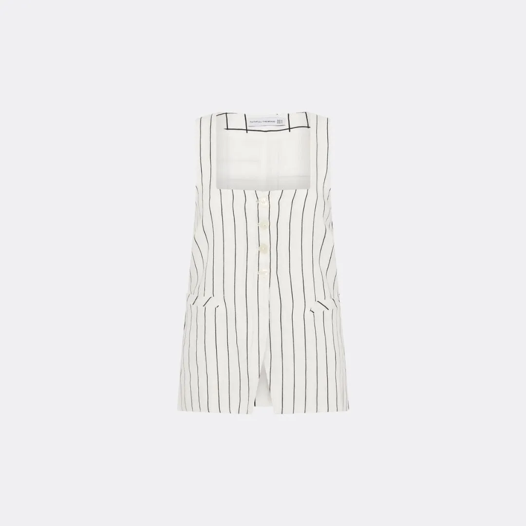 Maya Vest (Trani Stripe)