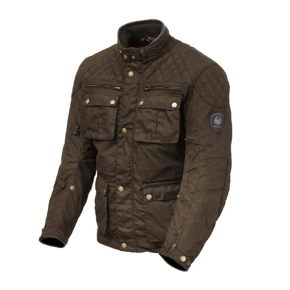 MERLIN EDALE D3O® MOTORCYCLE JACKET OLIVE