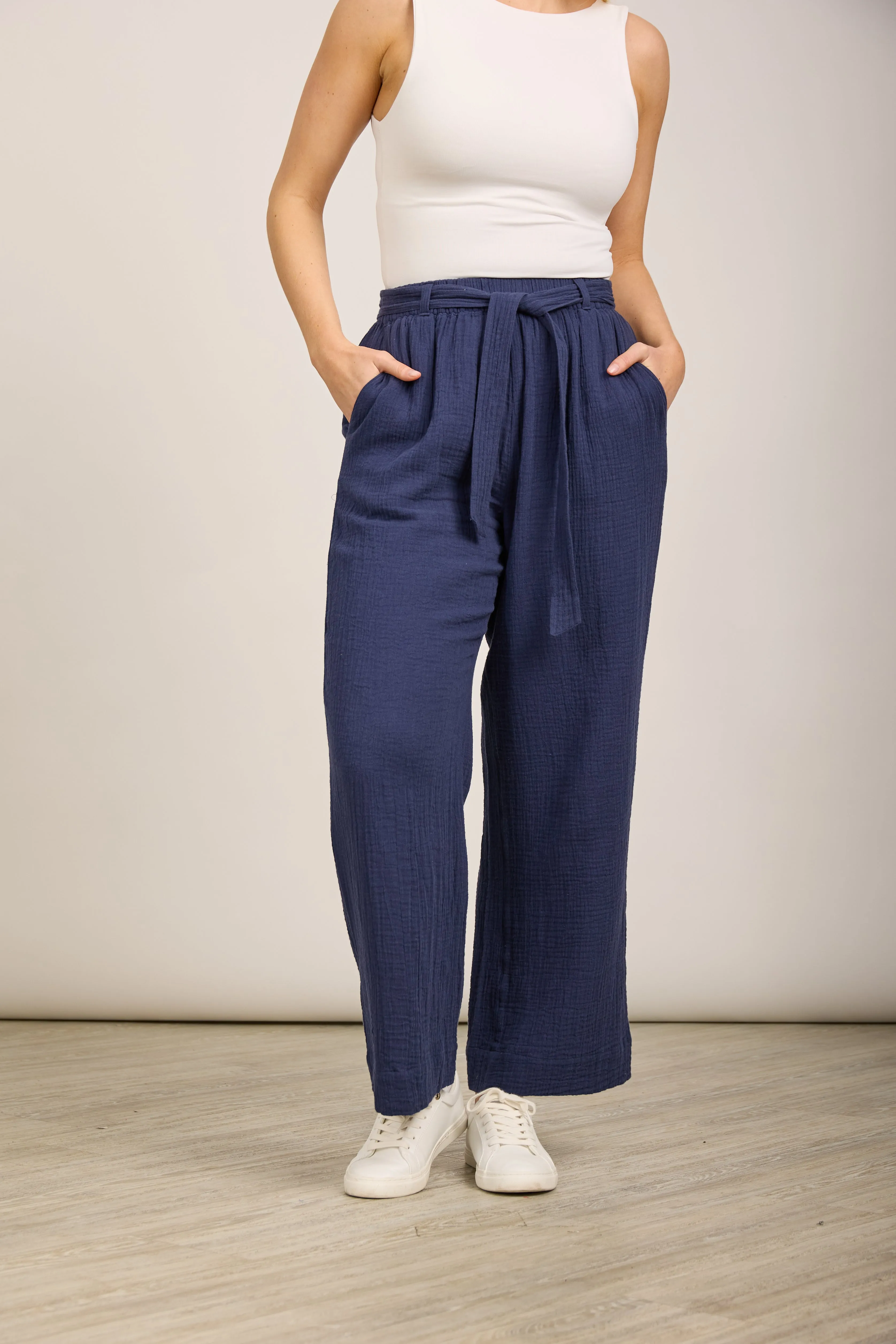 Mudflower Cotton Trousers