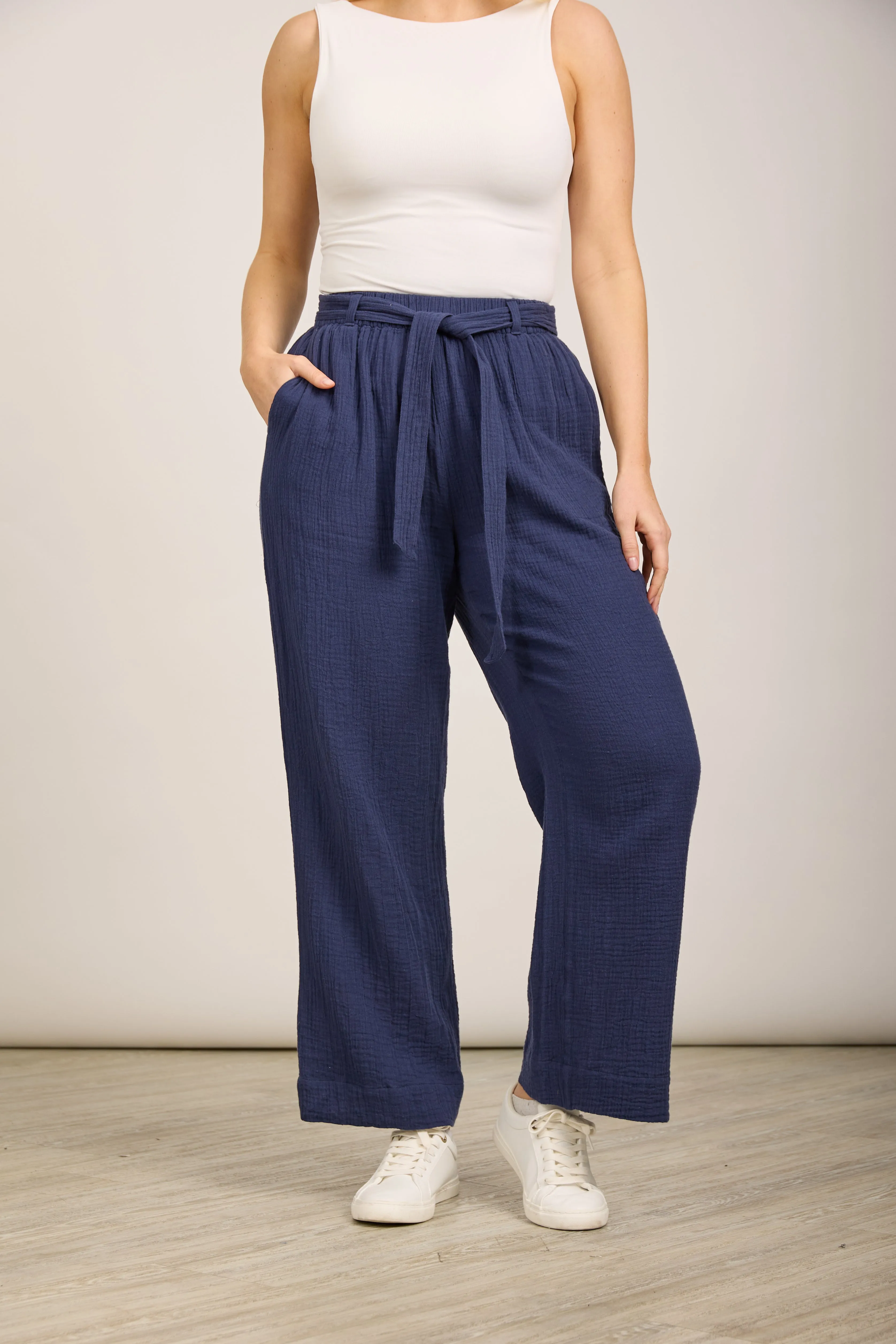 Mudflower Cotton Trousers