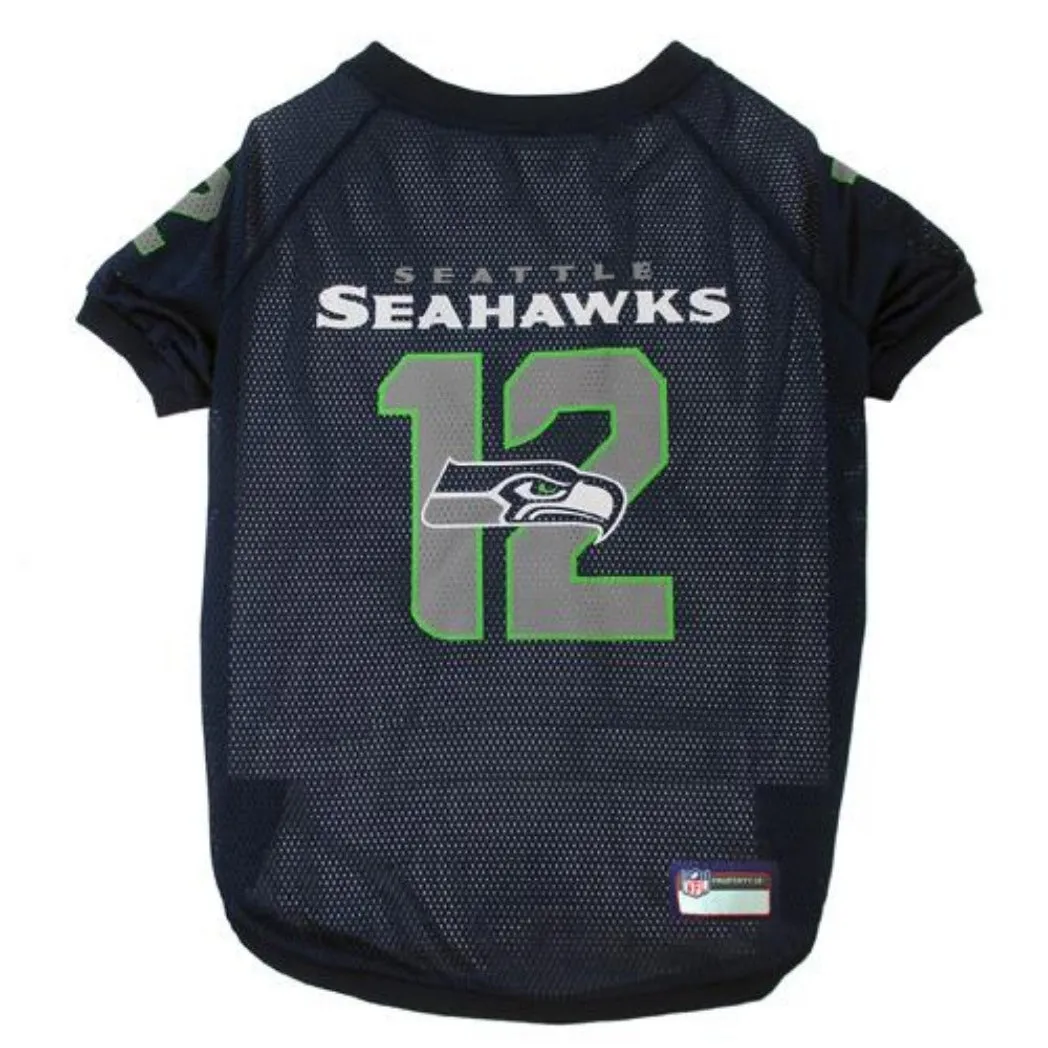 NFL Seattle Seahawks Twelfth Man Mesh Dog Jersey