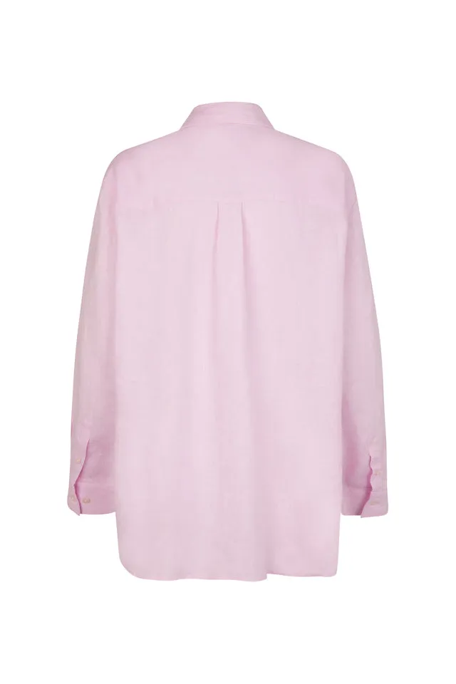 Salova Lilac Snow Linen Shirt