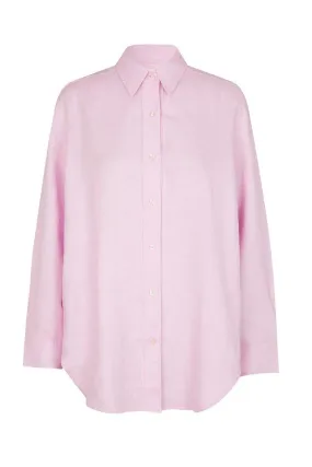 Salova Lilac Snow Linen Shirt