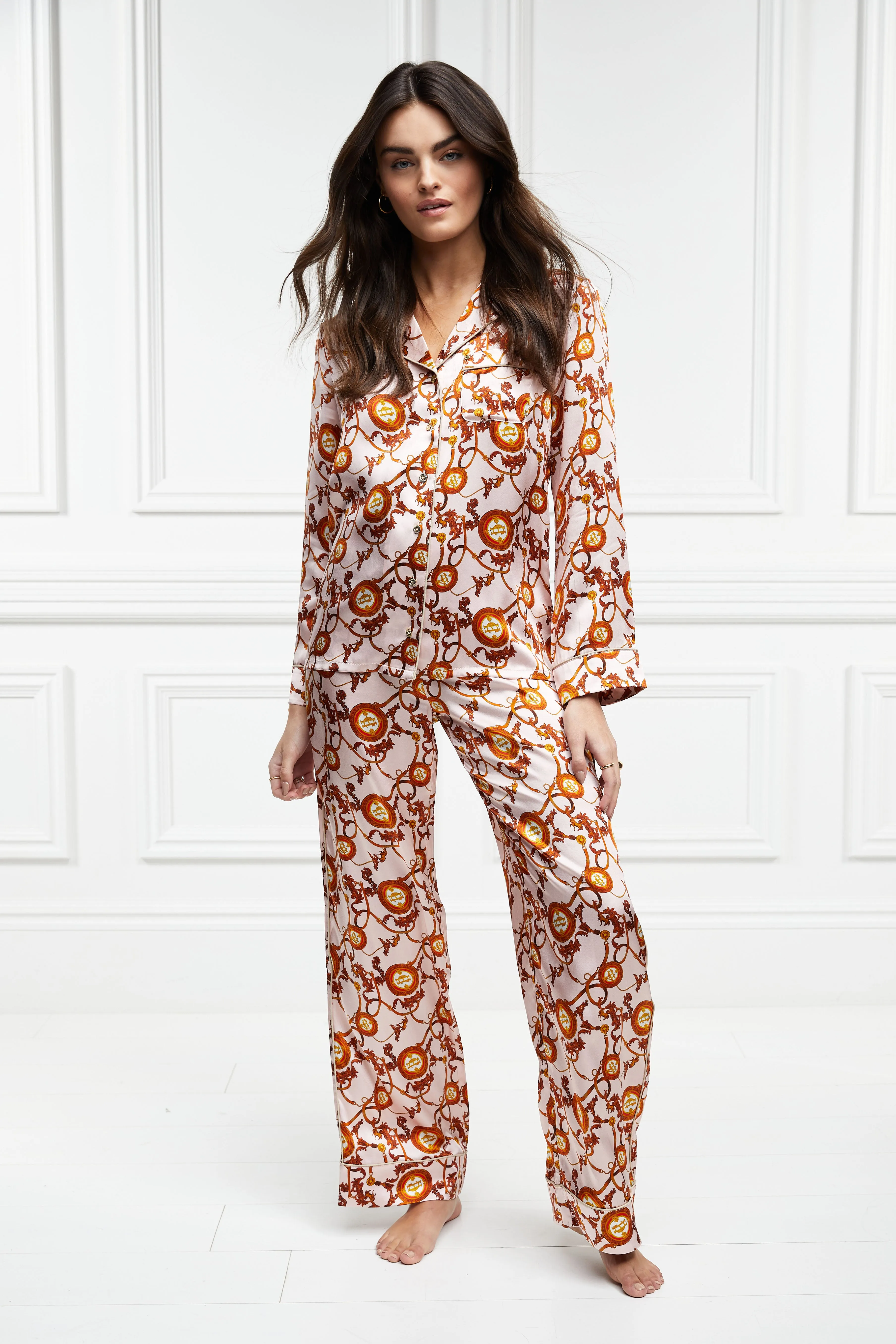 Silk Pyjama Trouser (Blush)