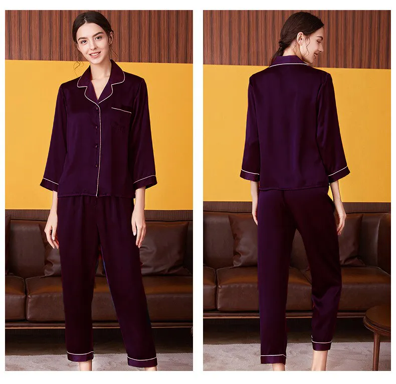 Silk Rasin Purple Nightsuit