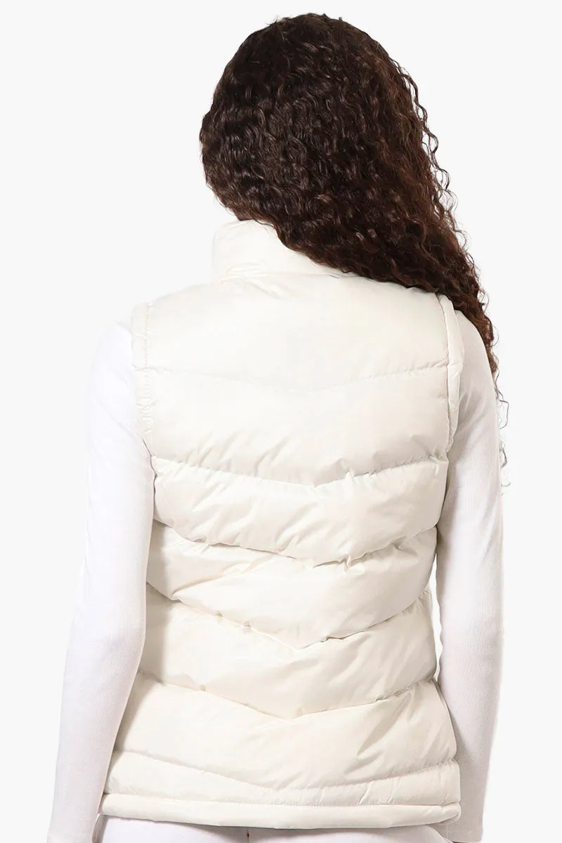 Super Triple Goose Solid Bubble Vest - White