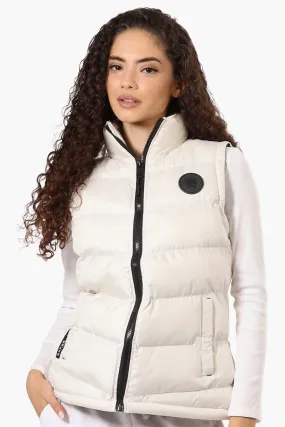 Super Triple Goose Solid Bubble Vest - White