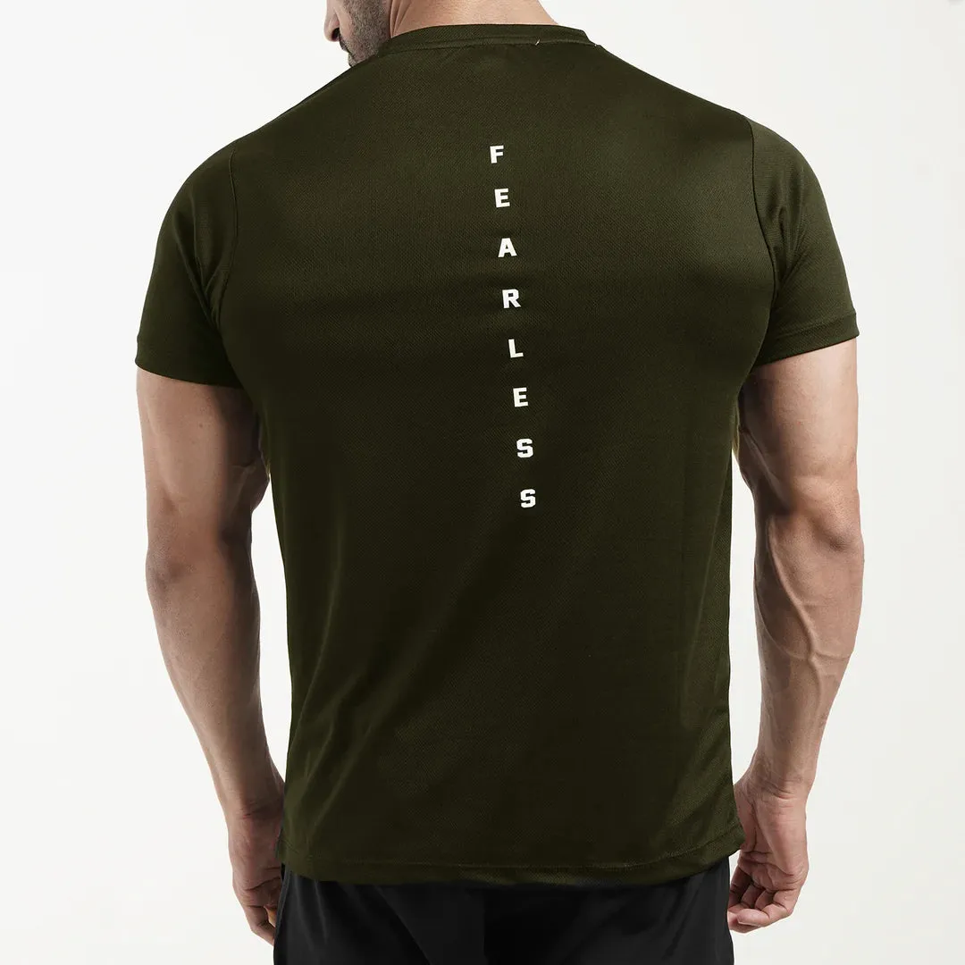 Tf-Olive Fearless Mesh Tee