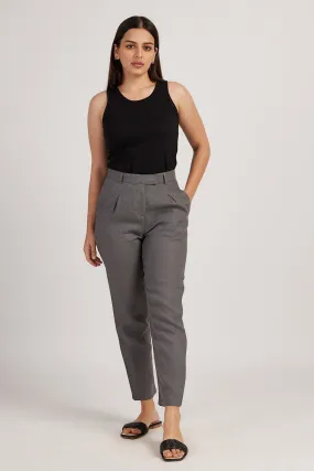 The Linen Pleated Trousers