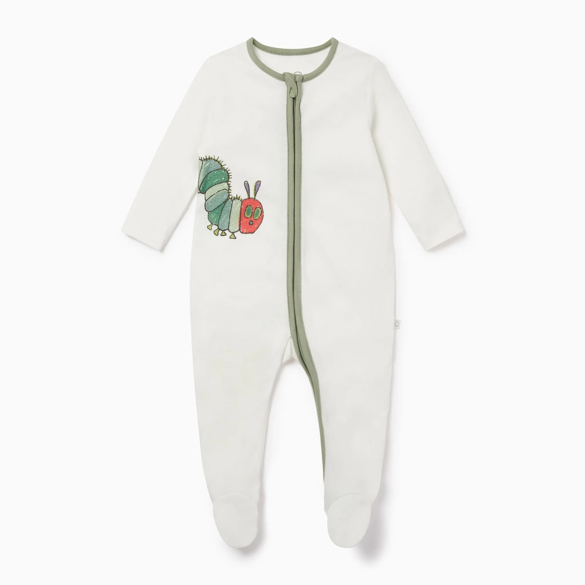 The Very Hungry Caterpillar Zip-Up Baby Pajamas