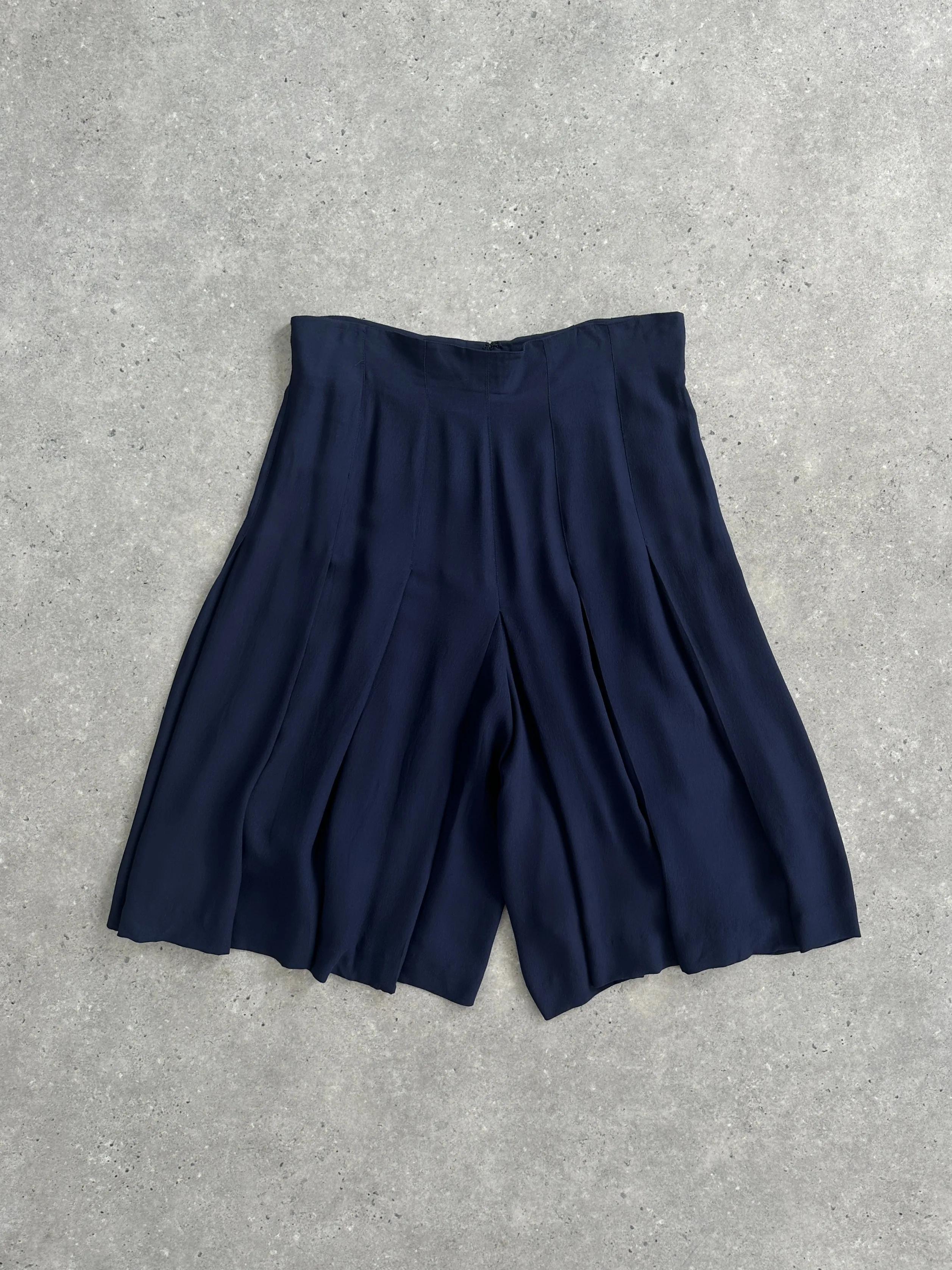 Valentino Boutique 80s-90s High Waisted Pleated Culottes - W32